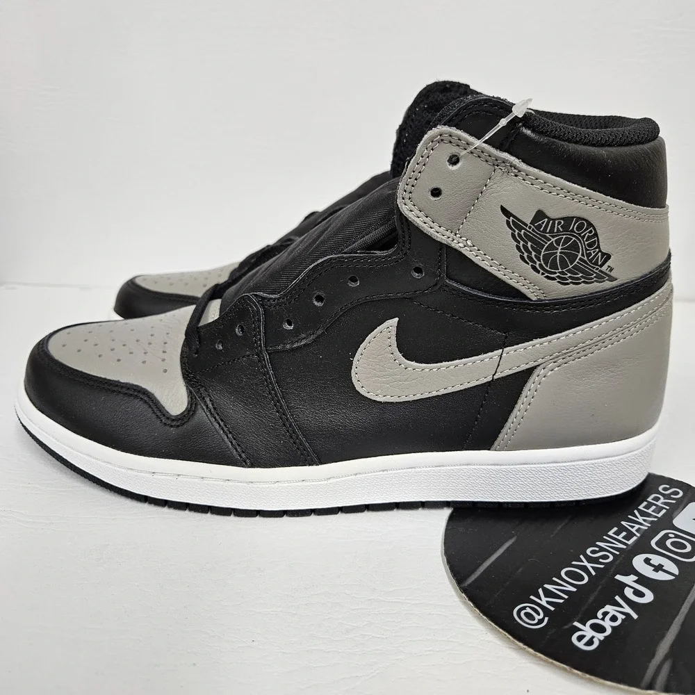 Nike Air Jordan 1 Retro High Shadow 2018 Black 555088-013 Men's Size 9.5